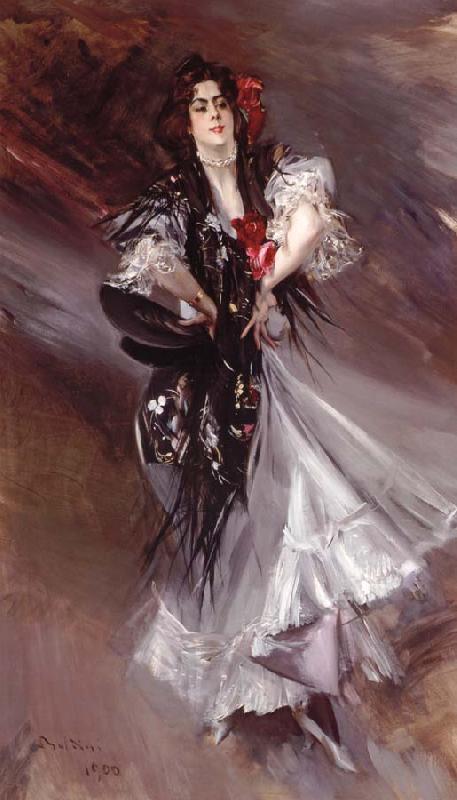 Giovanni Boldini The Spanish Dance,Portrait of Anita Germany oil painting art